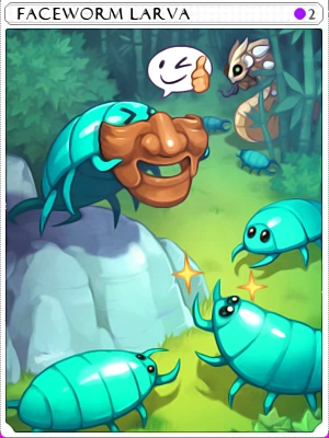 Carta Larva de Verme