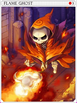 Flame Ghost Card
