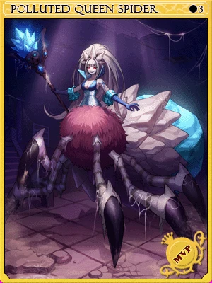 Contaminated Spider Queen Card