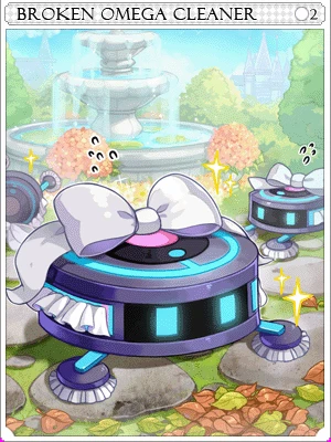 Broken Cleaning Robot Omega Card