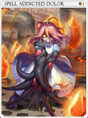 Magic Poison Dolor Card