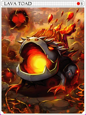 Lava Toad Card