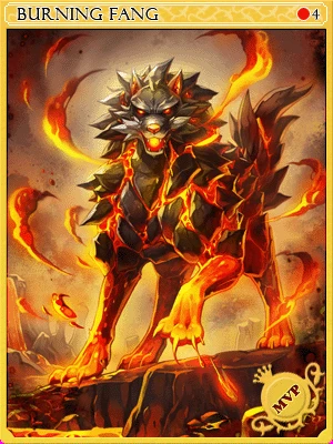 Burning Fang Card