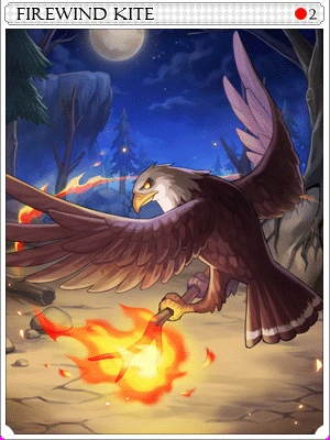 Fire Wind Kite Card