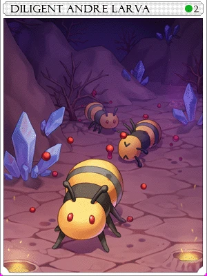 Diligent Andre Larva Card
