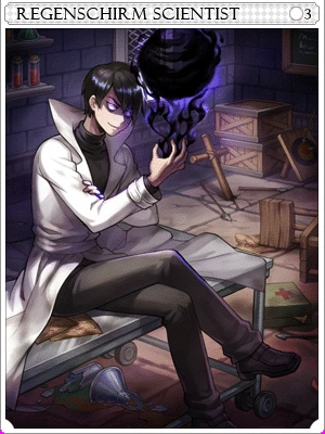 Regenschirm Scientist Card