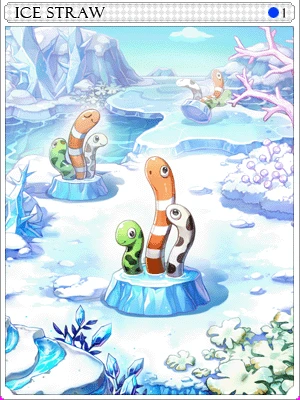Ice Straw Card