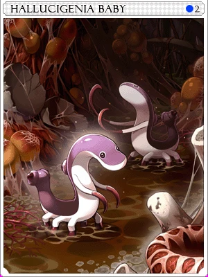 Hallucigenia Baby Card