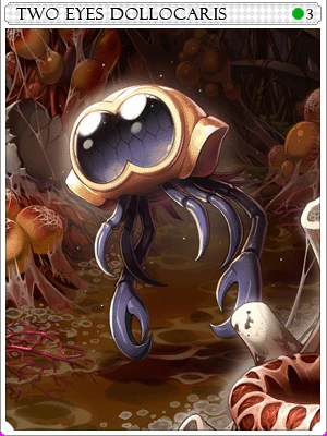 Two Eyes Dollocaris Card