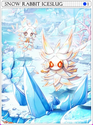 Snow Rabbit Slug Card