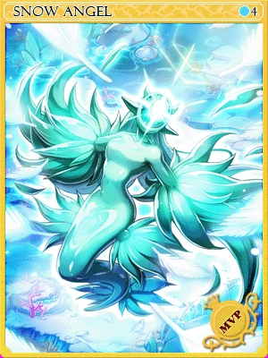 Snowstorm Angel Card