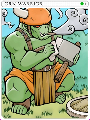 Carta Guerreiro Orc