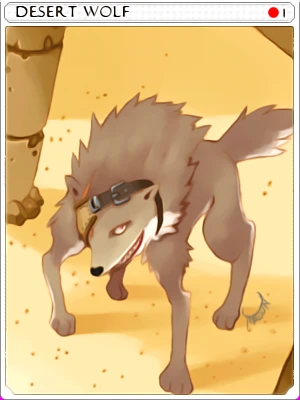 Carta Lobo do Deserto