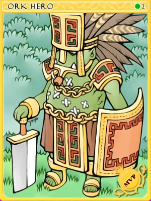 Carta Orc Herói