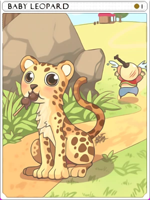 Carta Leopardo Filhote