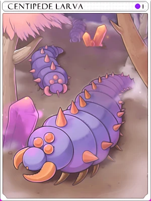 Carta Larva de Centopéia